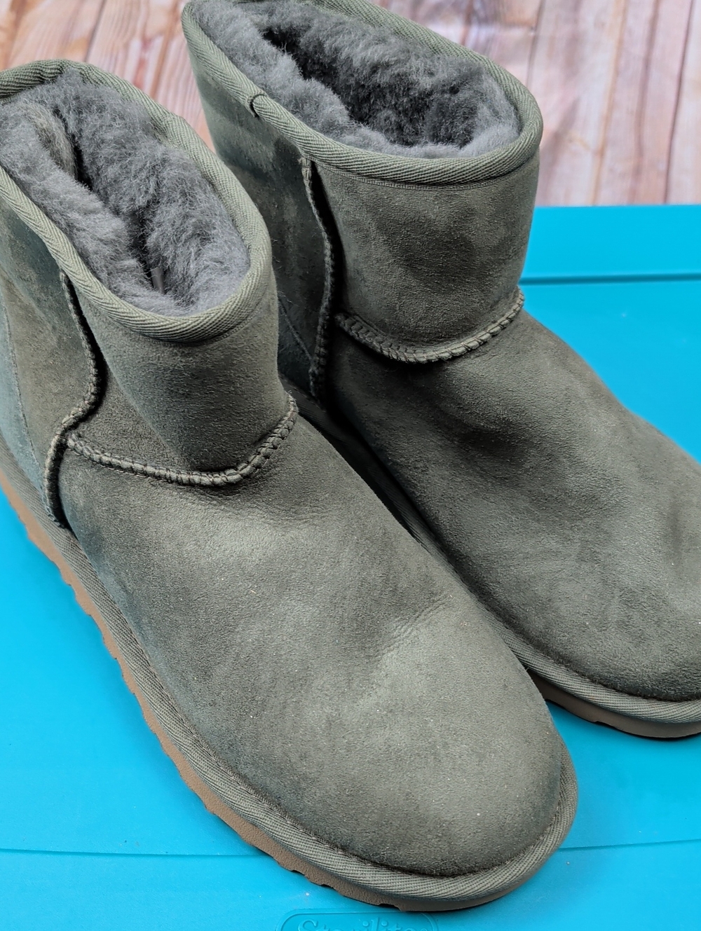 ugg Green Boots Brand New Women's 8